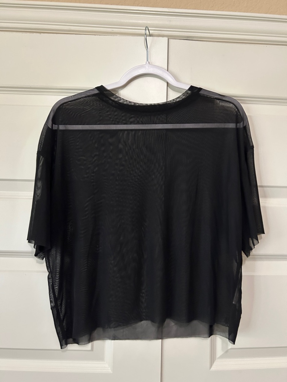 Womens sheer mesh top